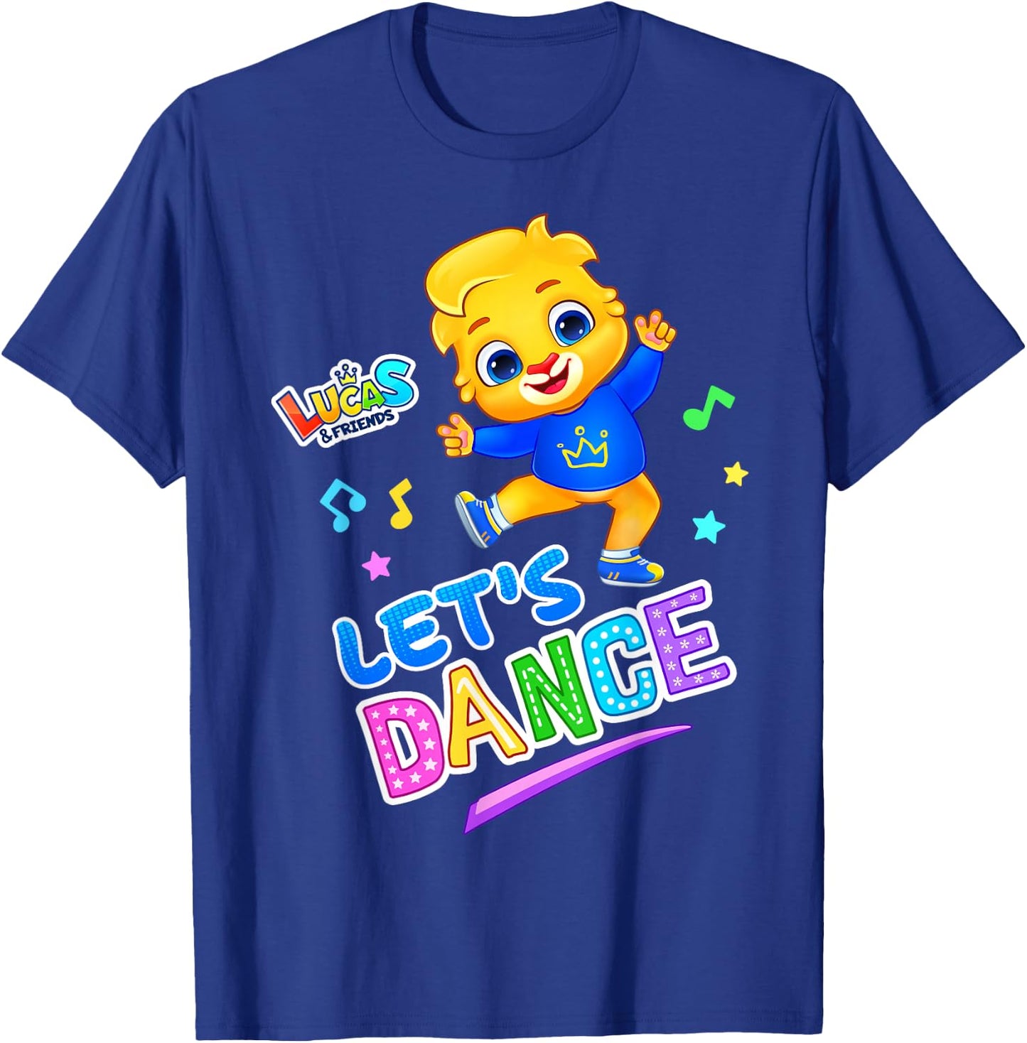 Let's Dance | Official Lucas & Friends by RV AppStudios T-Shirt - T-Shirt | Royal