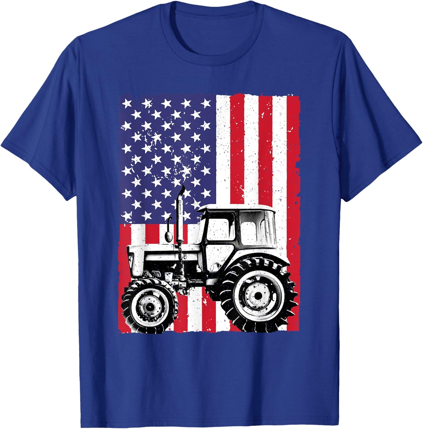 Cool Tractor Design Women Farm Vehicle Tractor Lover T-Shirt - T-Shirt | Royal