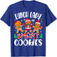 Lunch Lady of Smart Cookies Cafeteria Worker Christmas T-Shirt - T-Shirt | Royal
