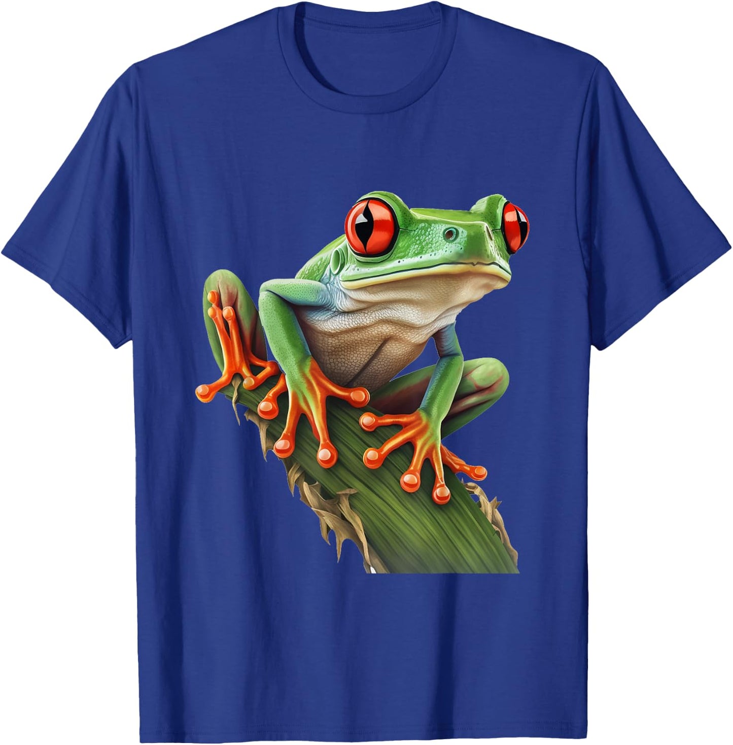 Red Eyed Tree Frog Rainforest Amphibian Leaping Frog T-Shirt - T-Shirt | Royal