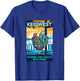 Key West Florida Rooster Funny Where The Chicken Run Free T-Shirt - T-Shirt | Royal