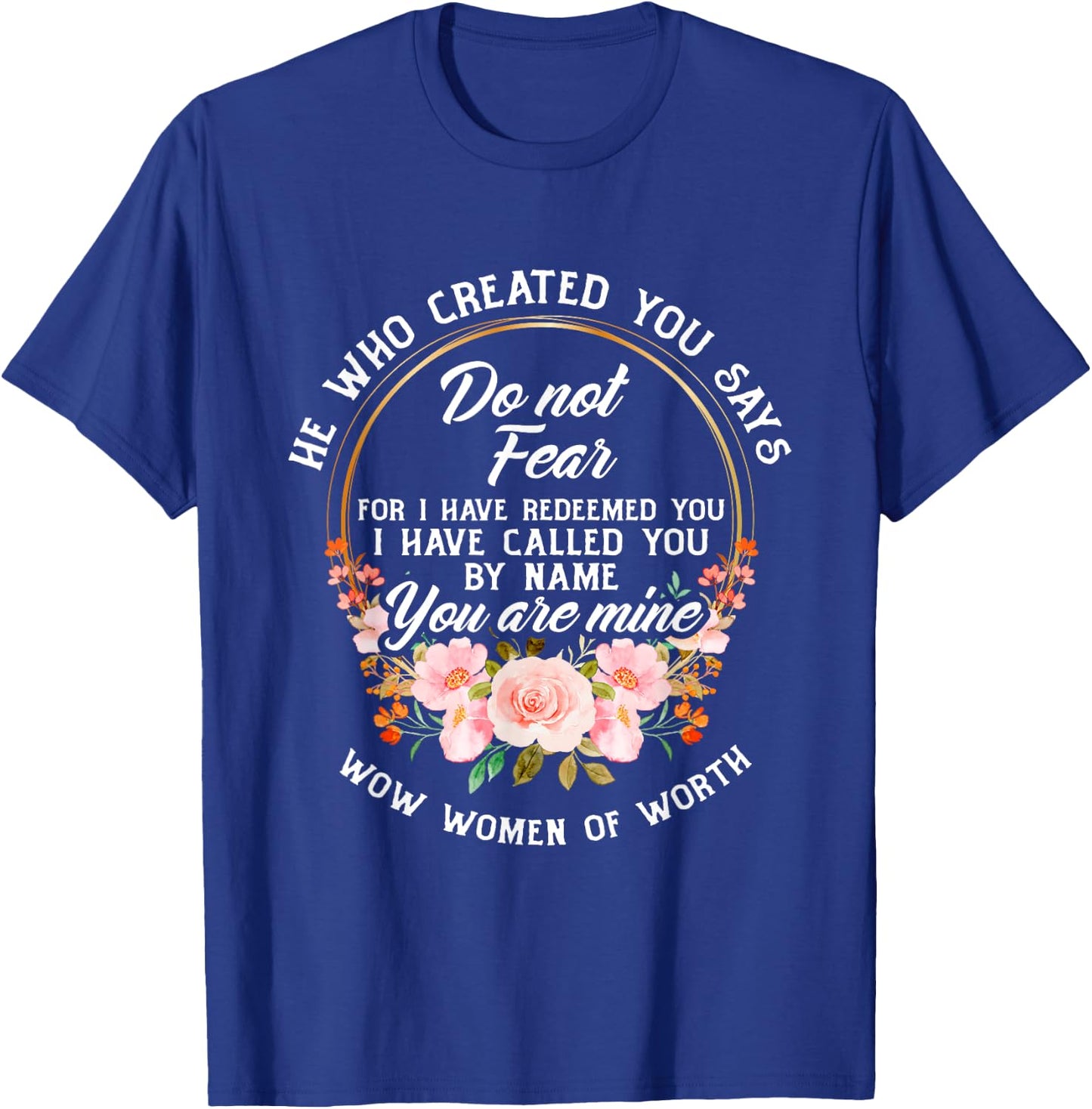 Bible Verse Women Of Worth Christian T-Shirt - T-Shirt | Royal