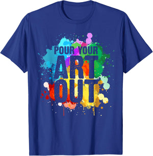 Cool Artist Art Women Paint Painter Artist Painting Small T-Shirt - T-Shirt | Royal