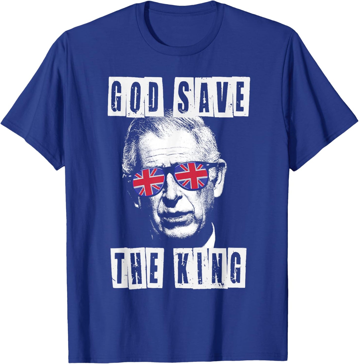 God Save The King. King's Coronation. Union Jack Charles T-Shirt - T-Shirt | Royal