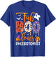 Fab Boo Lous Phlebotomist Boo Ghost Halloween Phlebotomist T-Shirt - T-Shirt | Royal