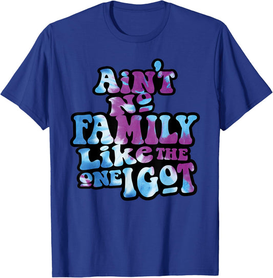 Ain't No Family Like The One I Got Funny Family Reunion 2023 T-Shirt - T-Shirt | Royal