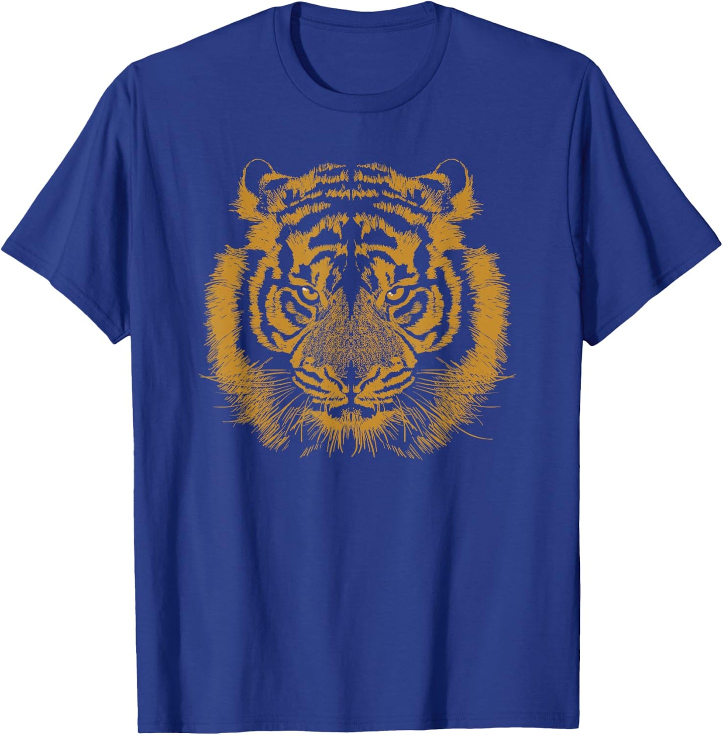 Tiger Face T-Shirt - T-Shirt | Royal