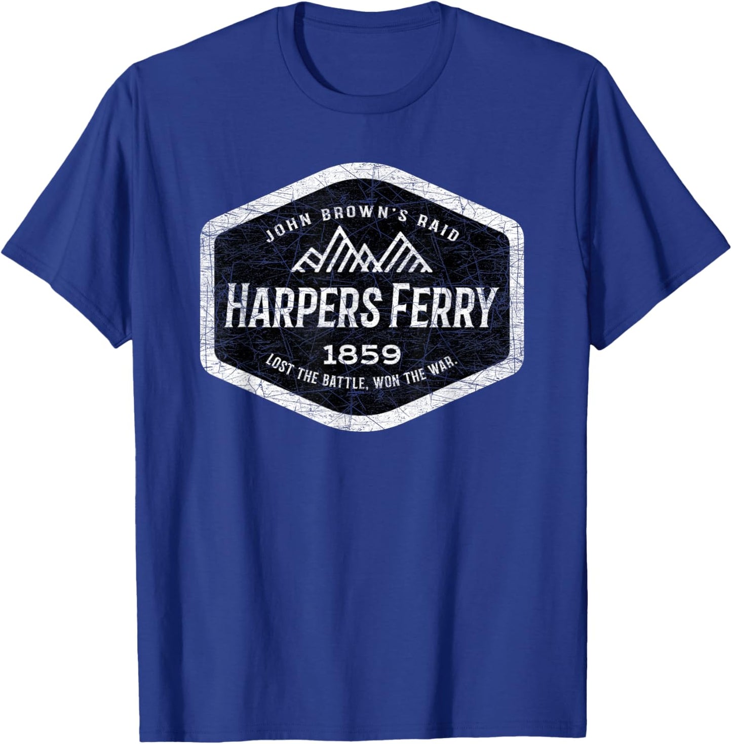 Harpers Ferry: John Brown's Civil War Abolitionist T-Shirt - T-Shirt | Royal
