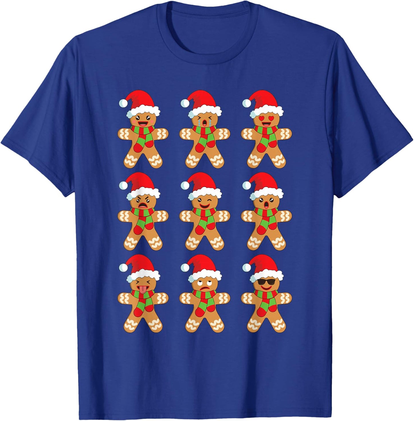 Gingerbread Shirt Funny Cute Christmas Gingerbread Man T-Shirt - T-Shirt | Royal