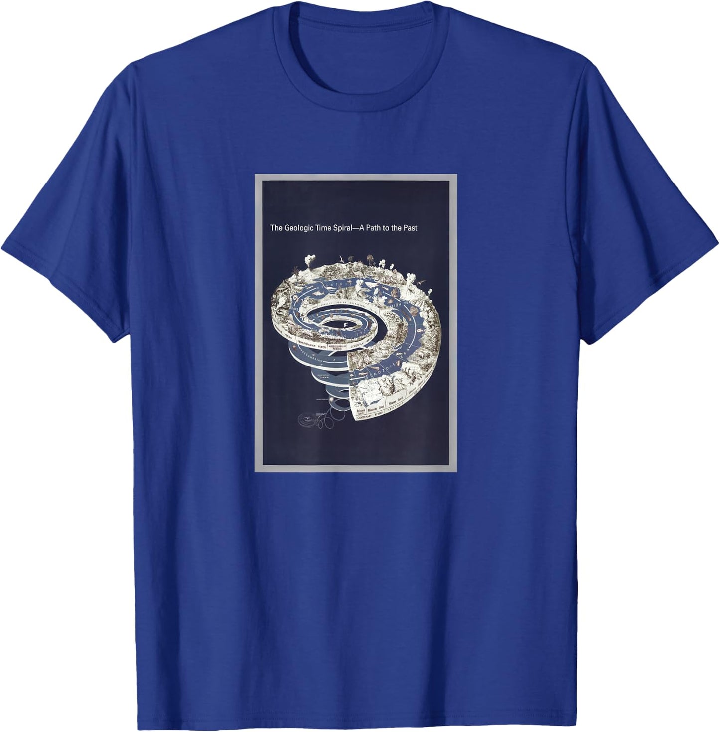 Geologic Timeline Diagram (2008) T-Shirt - T-Shirt | Royal