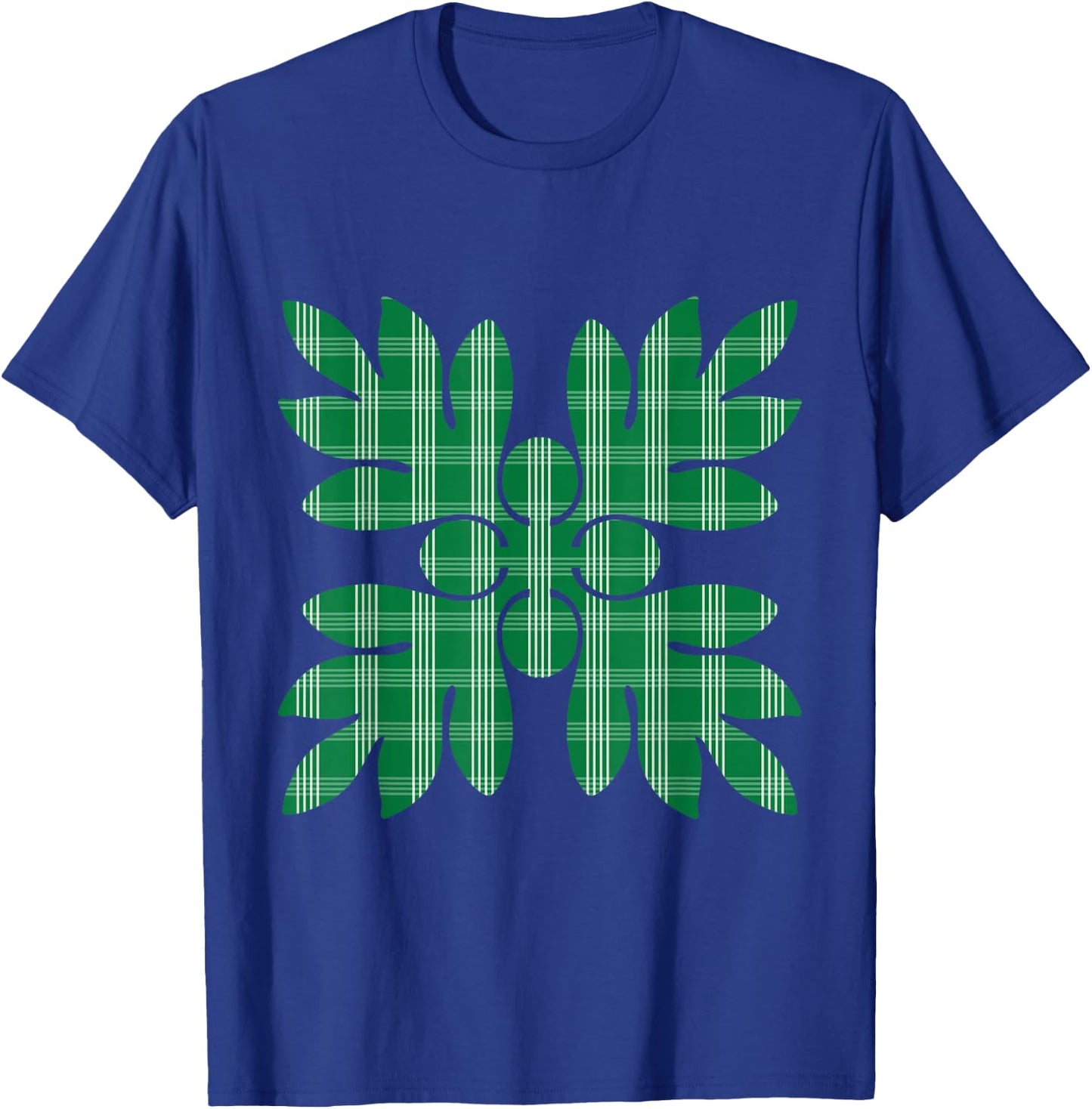 Green Palaka 'Ulu T-Shirt - T-Shirt | Royal
