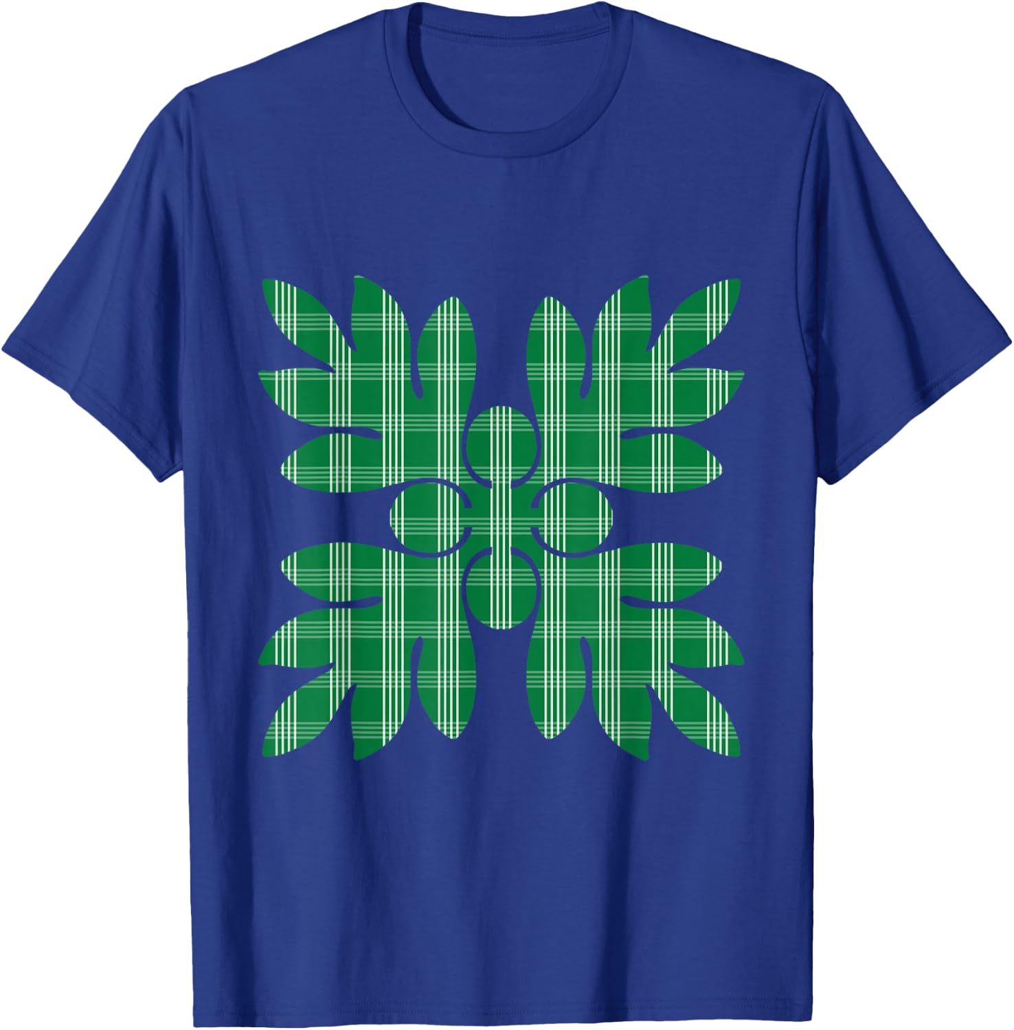 Green Palaka 'Ulu T-Shirt - T-Shirt | Royal