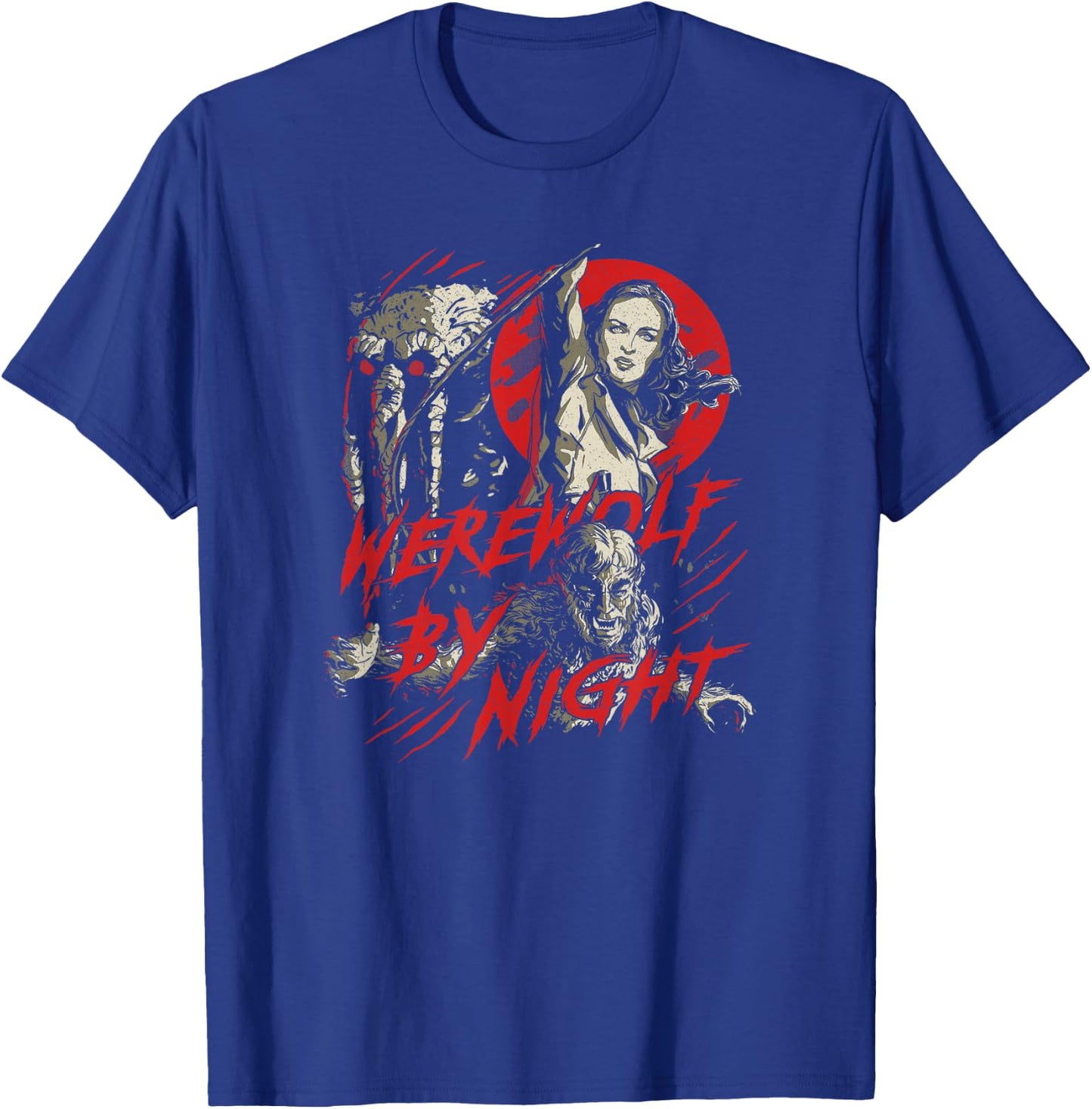 Marvel Werewolf by Night Elsa Bloodstone & Jack Comic T-Shirt - T-Shirt | Royal