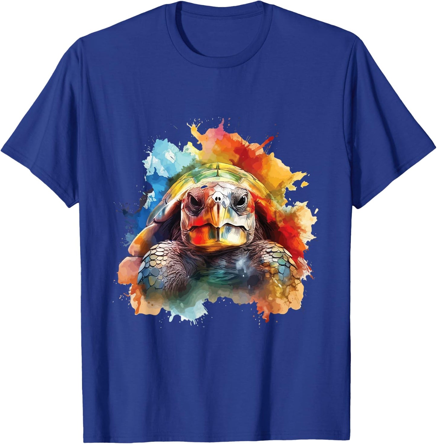 Colorful Turtles - Animal Pet Owner Wildlife Nature Lover T-Shirt - T-Shirt | Royal
