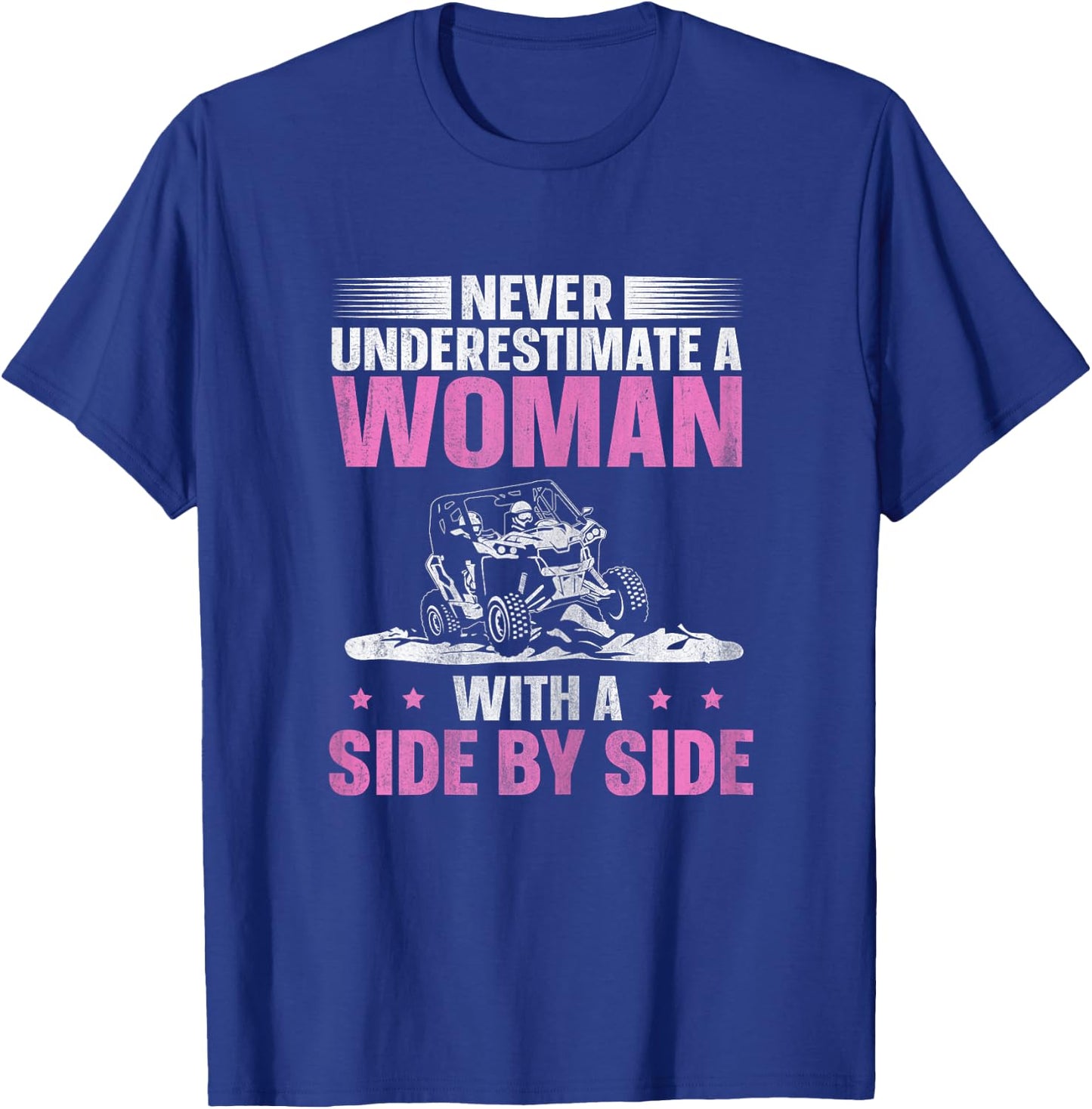 UTV SXS Riding Design for a UTV Girl T-Shirt - T-Shirt | Royal