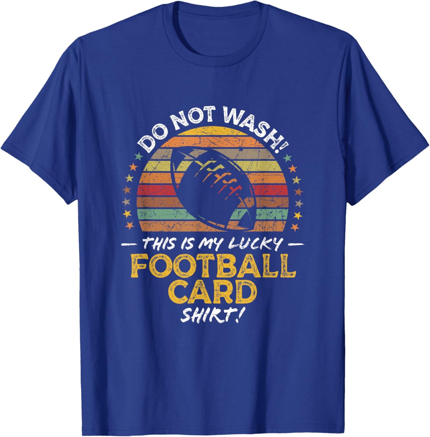 Football Card Collector Dealer Lover, Funny Quote Graphic T-Shirt - T-Shirt | Royal