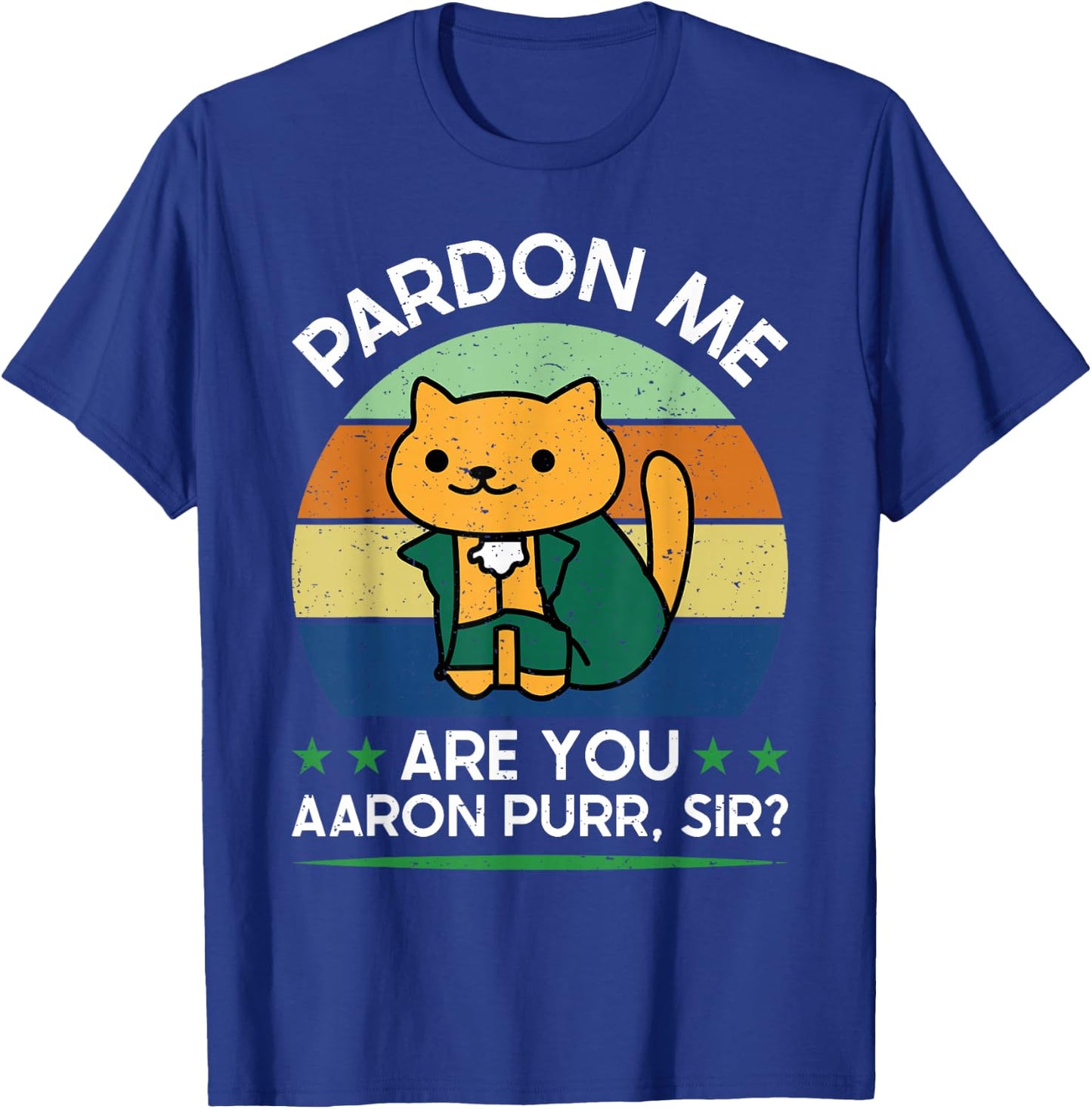 Funny 4Th Of July Pardon Me Are You Aaron Purr Sir T-Shirt - T-Shirt | Royal
