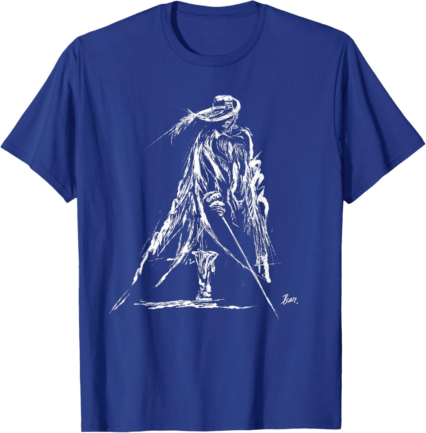Musketeer with Sword and Coat T-Shirt - T-Shirt | Royal