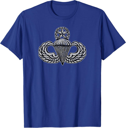 American Marauder: Army Master Blaster Jumpmaster Wings T-Shirt - T-Shirt | Royal