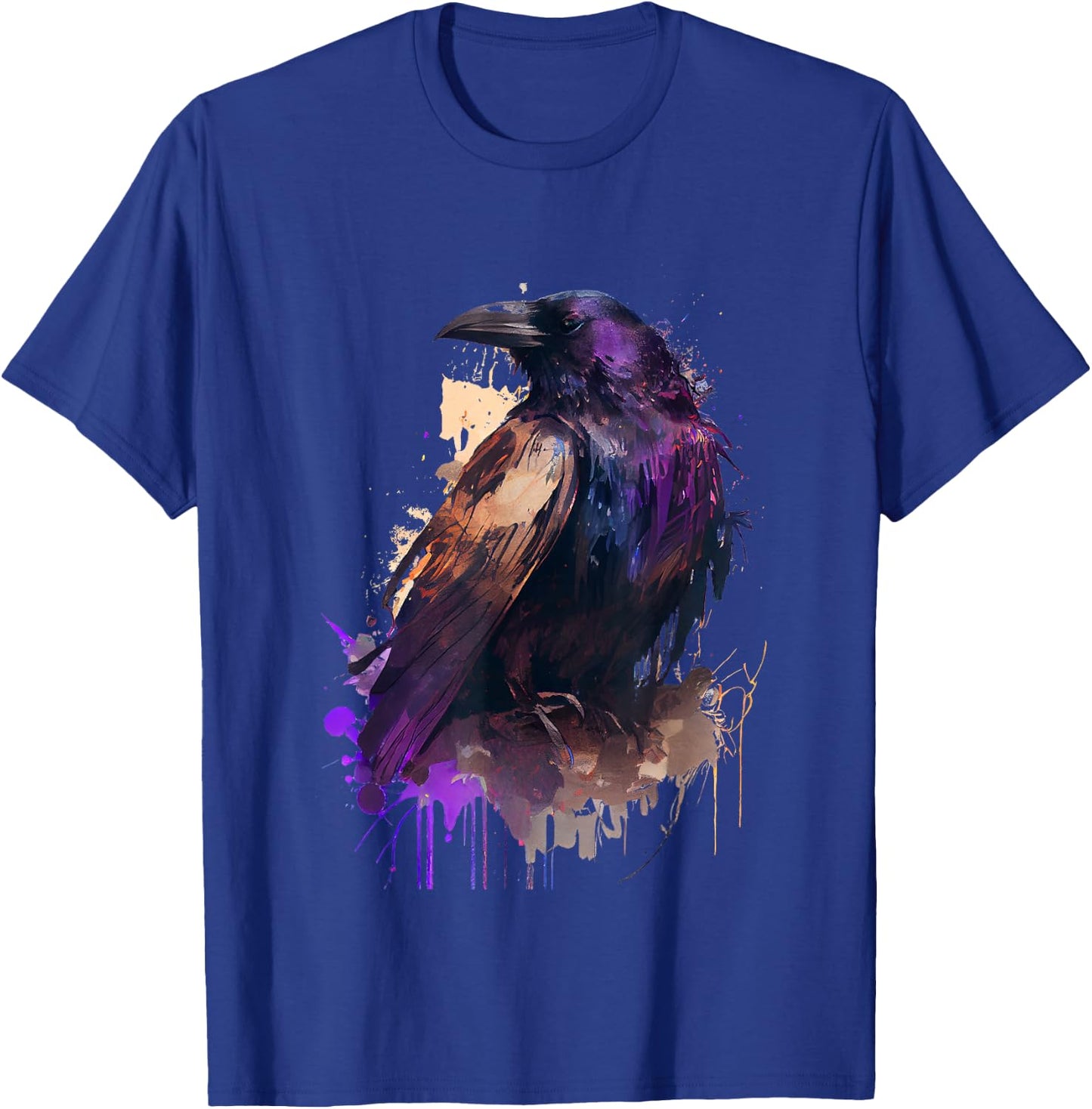 Raven colorful design T-Shirt - T-Shirt | Royal