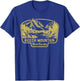 Beech Mountain North Carolina Hiking Outdoors Vintage T-Shirt - T-Shirt | Royal