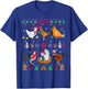 Chicken Collection Christmas Sweater Santa Chicken Farmer T-Shirt - T-Shirt | Royal