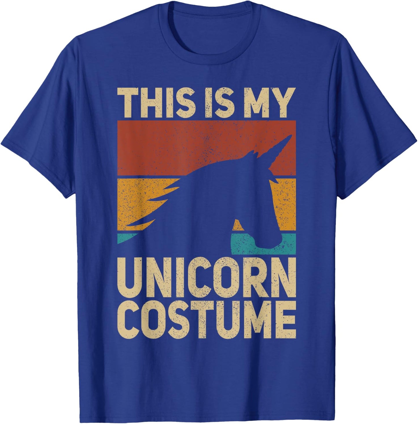Unicorn Costume Retro Unicorn Outfit Men Women Kids Unicorn T-Shirt - T-Shirt | Royal