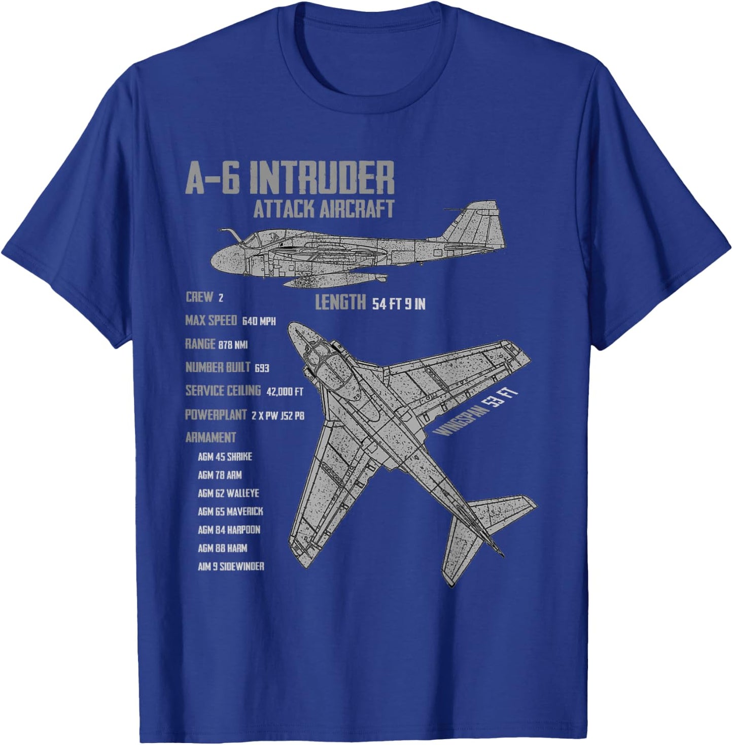 A-6 Intruder T-Shirt - T-Shirt | Royal