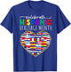 Celebrate Hispanic Heritage Month Celebration Latin Flags T-Shirt - T-Shirt | Royal