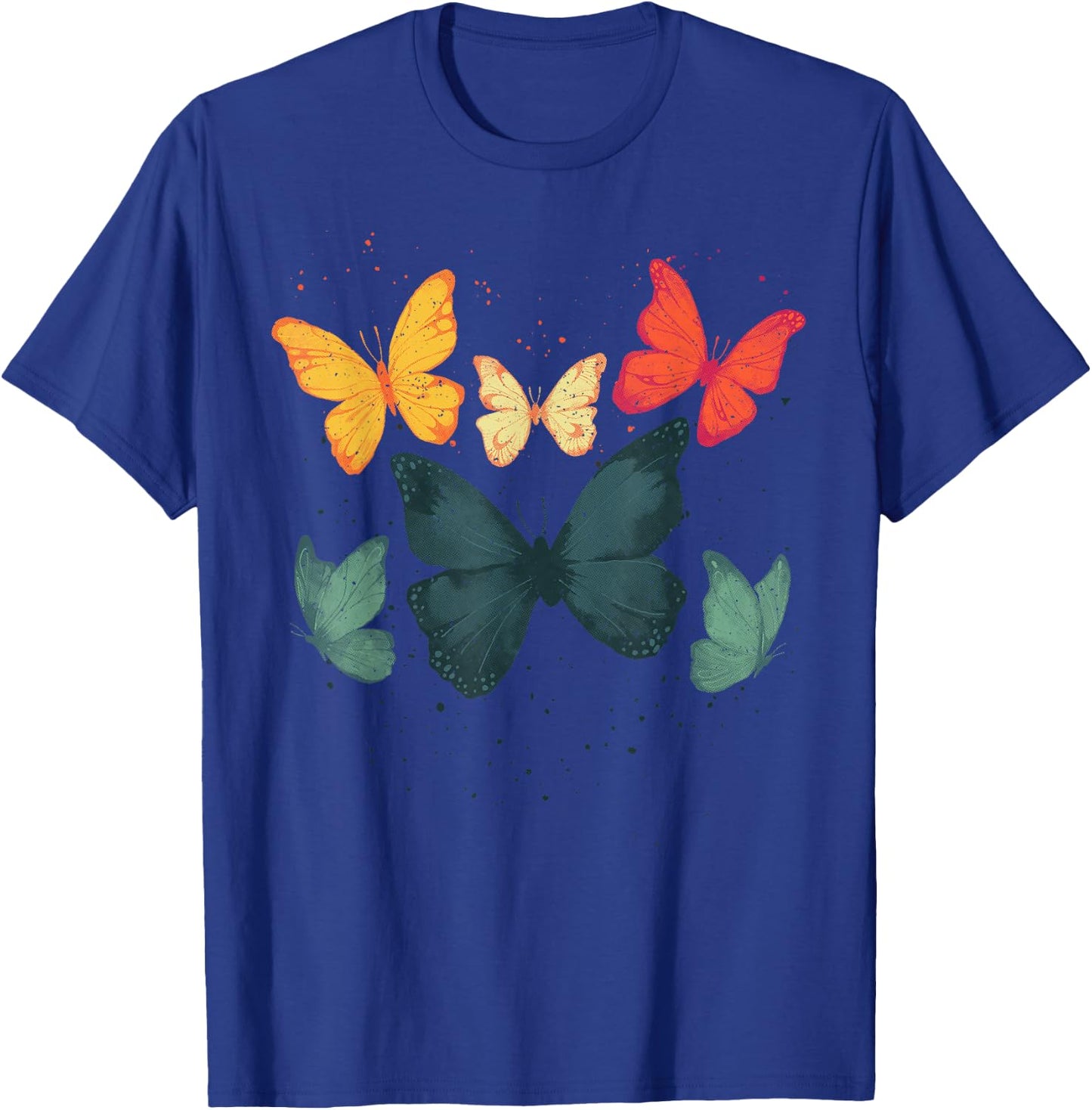 Cool Butterfly Art Women Monarch Butterfly Lover T-Shirt - T-Shirt | Royal