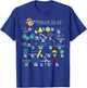 Problem Solver Funny Math Alphabet ABC Teacher Students T-Shirt - T-Shirt | Royal