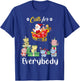 Cats For Everybody Santa Funny Christmas Pjs Xmas women T-Shirt - T-Shirt | Royal