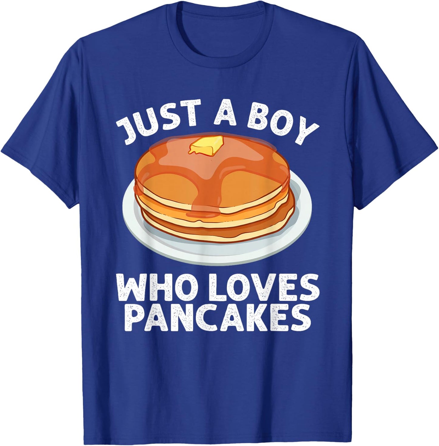 Cool Pancake Art For Boys Men Breakfast Food Pancake Lovers T-Shirt - T-Shirt | Royal