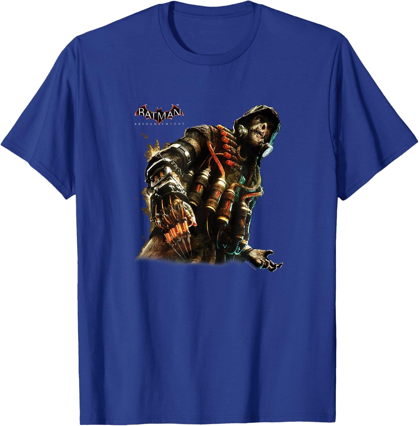 Batman: Arkham Knight Scarecrow Menacing Supervillain Poster T-Shirt - T-Shirt | Royal