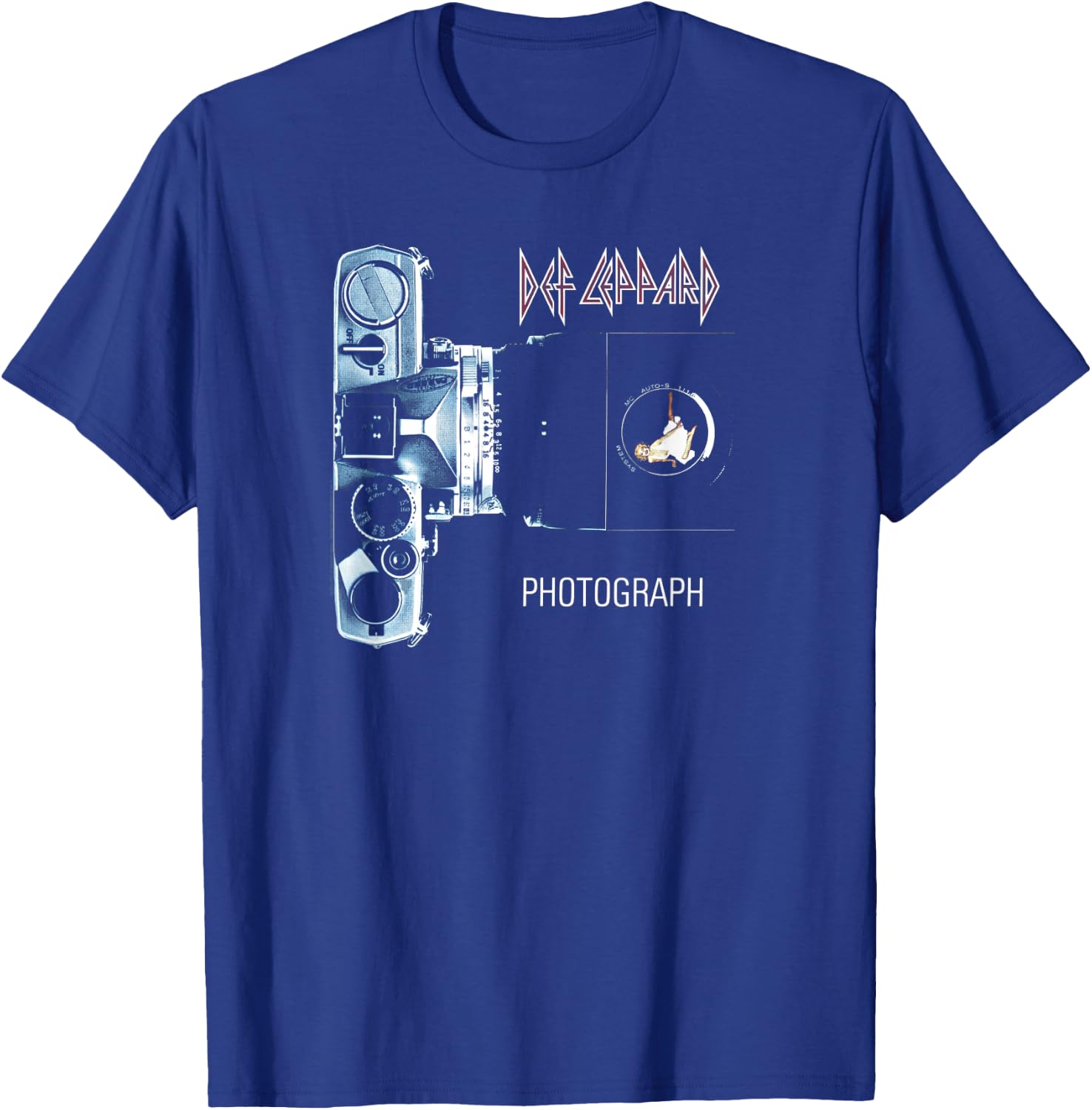 Def Leppard Official Photograph - -Adults, Black, Small, Short Sleeve T-Shirt - T-Shirt | Royal