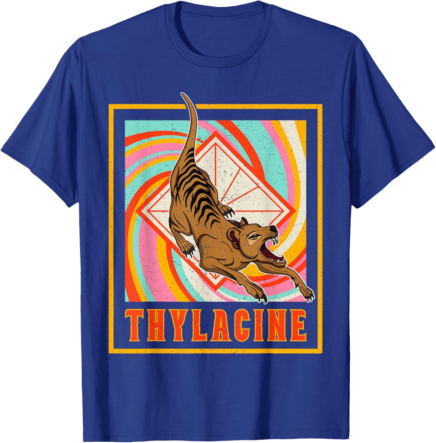 Thylacine Tasmanian Biologist Nation Cynocephalus Tasmania T-Shirt - T-Shirt | Royal