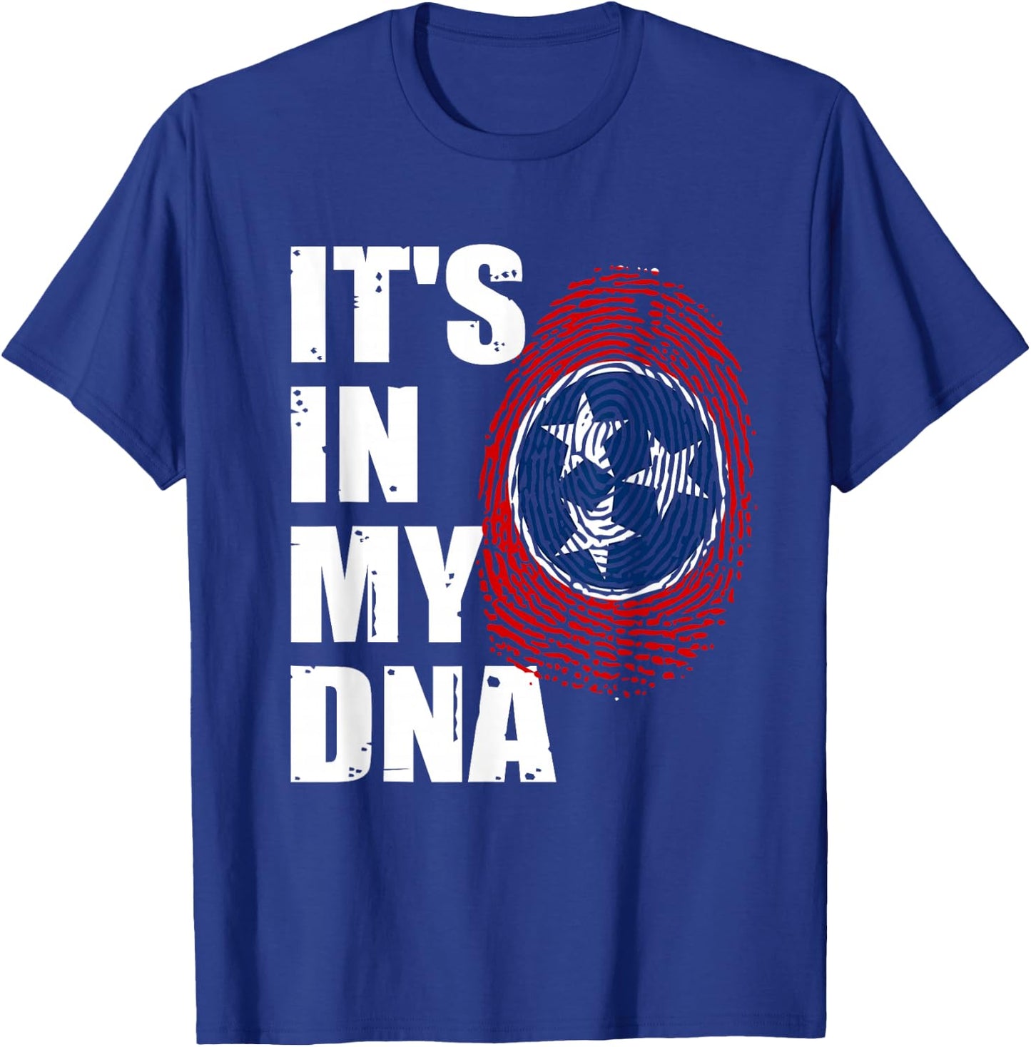 Retro Grunge Vintage Tennessee State Flag Tennessee Country T-Shirt - T-Shirt | Royal