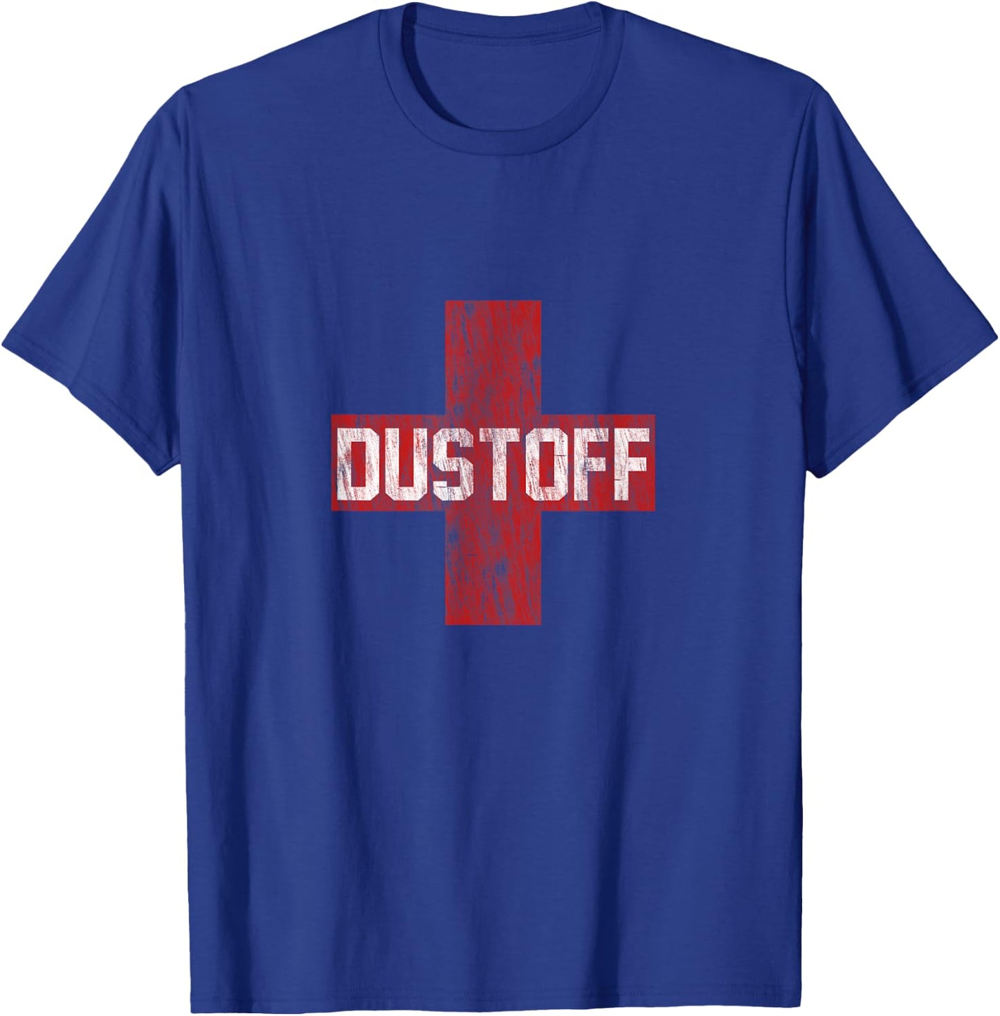 Dustoff Cross Faded T-Shirt - T-Shirt | Royal