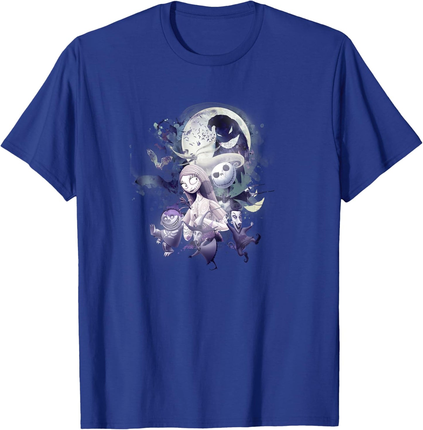 Disney The Nightmare Before Christmas Moon Glow Group T-Shirt - T-Shirt | Royal