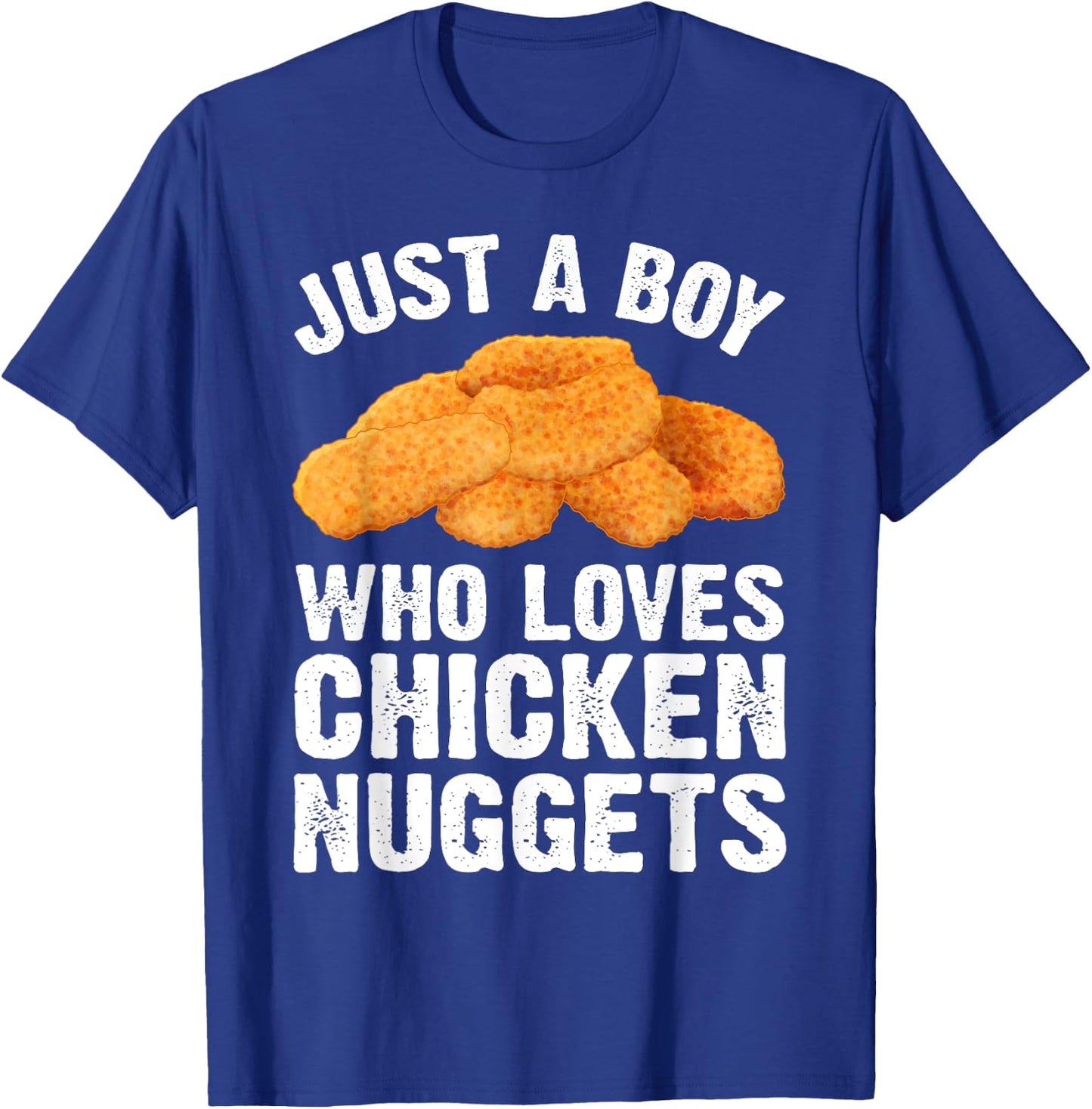 Funny Chicken Nugget Boys Kids Chicken Nugget Lovers T-Shirt - T-Shirt | Royal