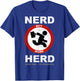Vintage Nerd Herd Geek Chic In Overdrive T-Shirt - T-Shirt | Royal