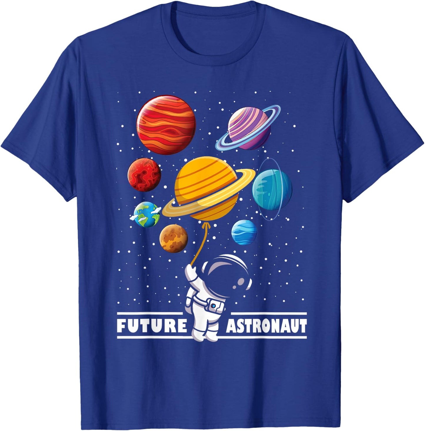 Future Astronaut Boy Girls Kids Birthday Graduation Gifts T-Shirt - T-Shirt | Royal