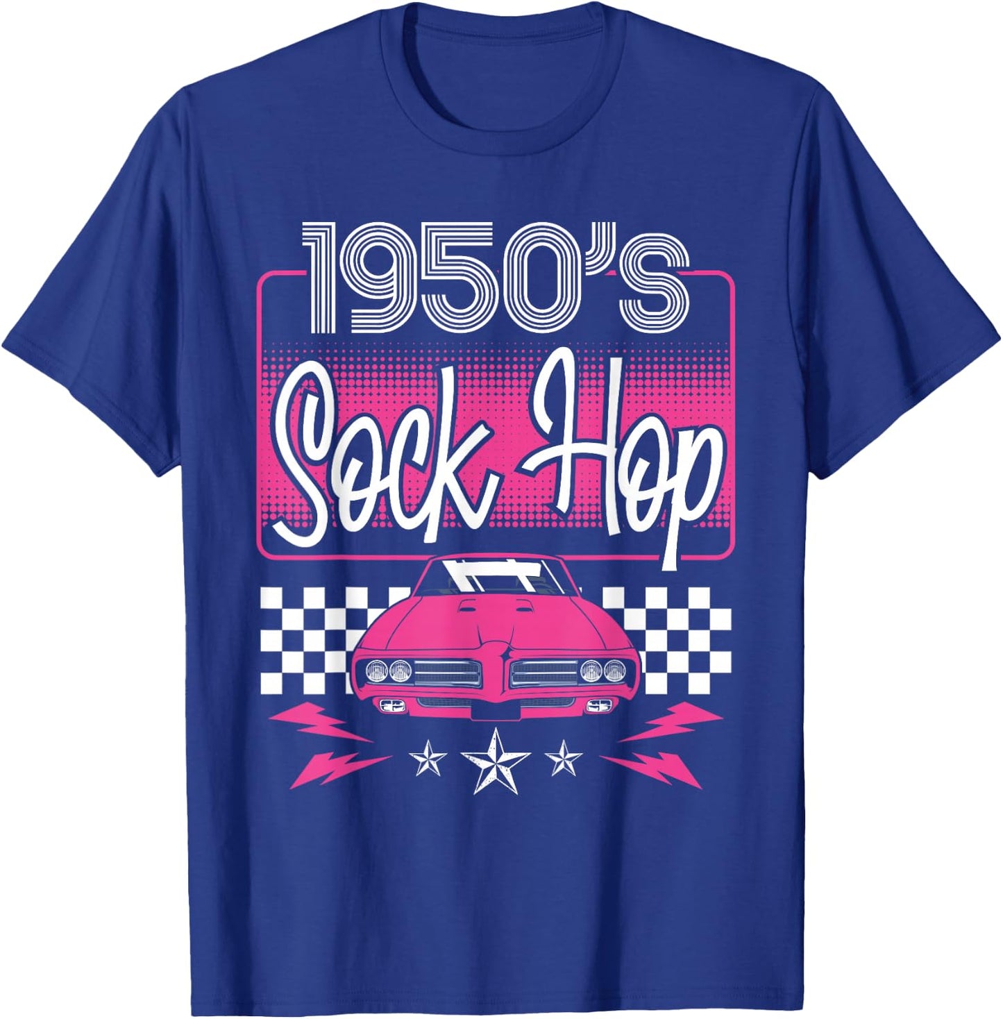 1950's Sock Hop 50S Sock Hop T-Shirt - T-Shirt | Royal