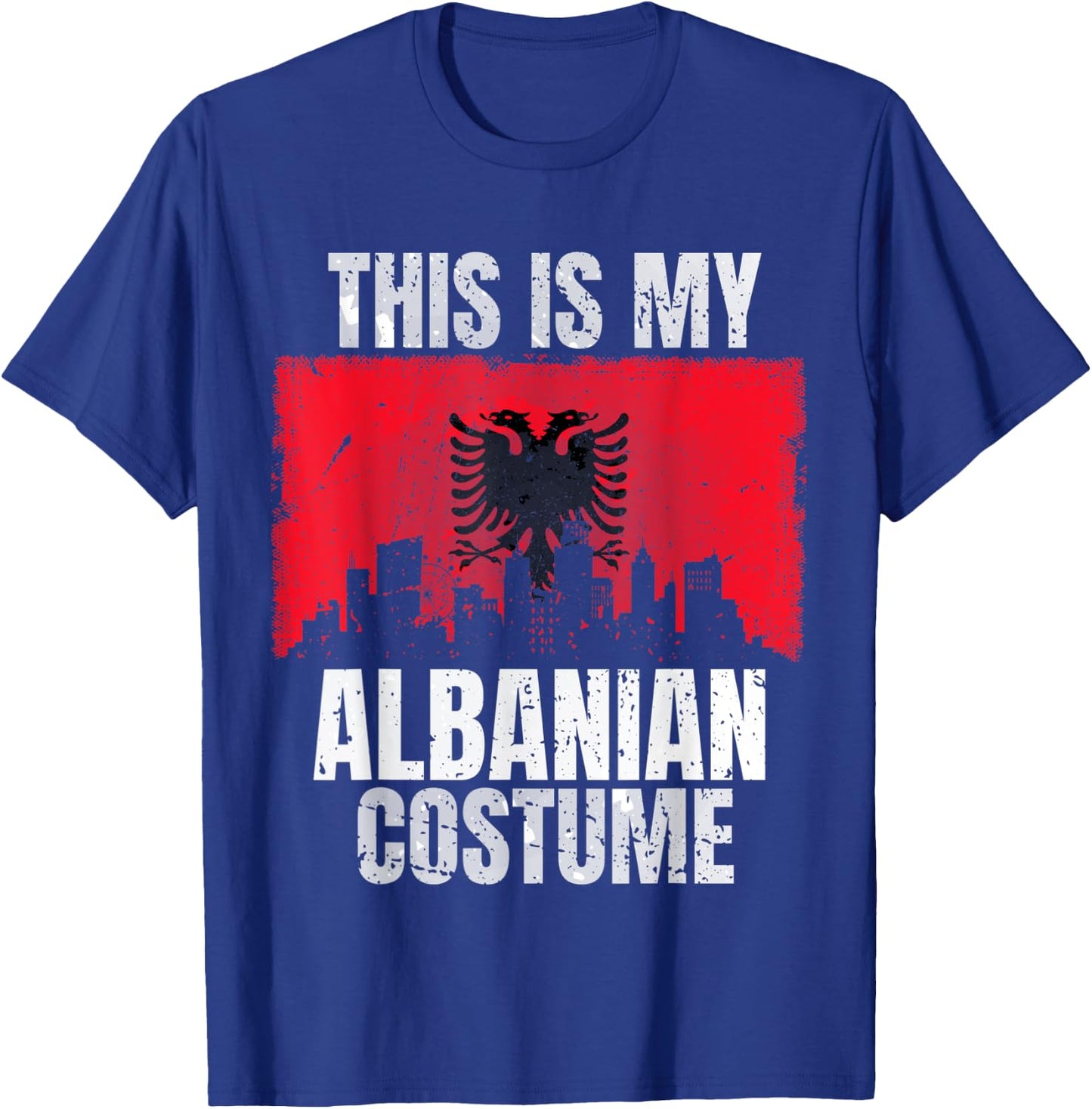 This Is My Albanian Costume Women Vintage Albanian T-Shirt - T-Shirt | Royal