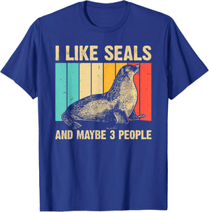 Cool Seal Women Sea Animal Lover Sea Lion Creature T-Shirt - T-Shirt | Royal