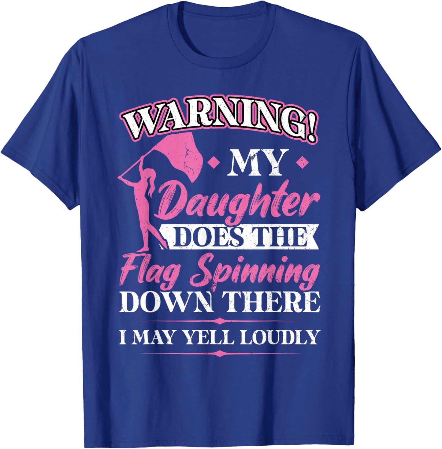 Mom of a Color Guard - Colorguard T-Shirt - T-Shirt | Royal
