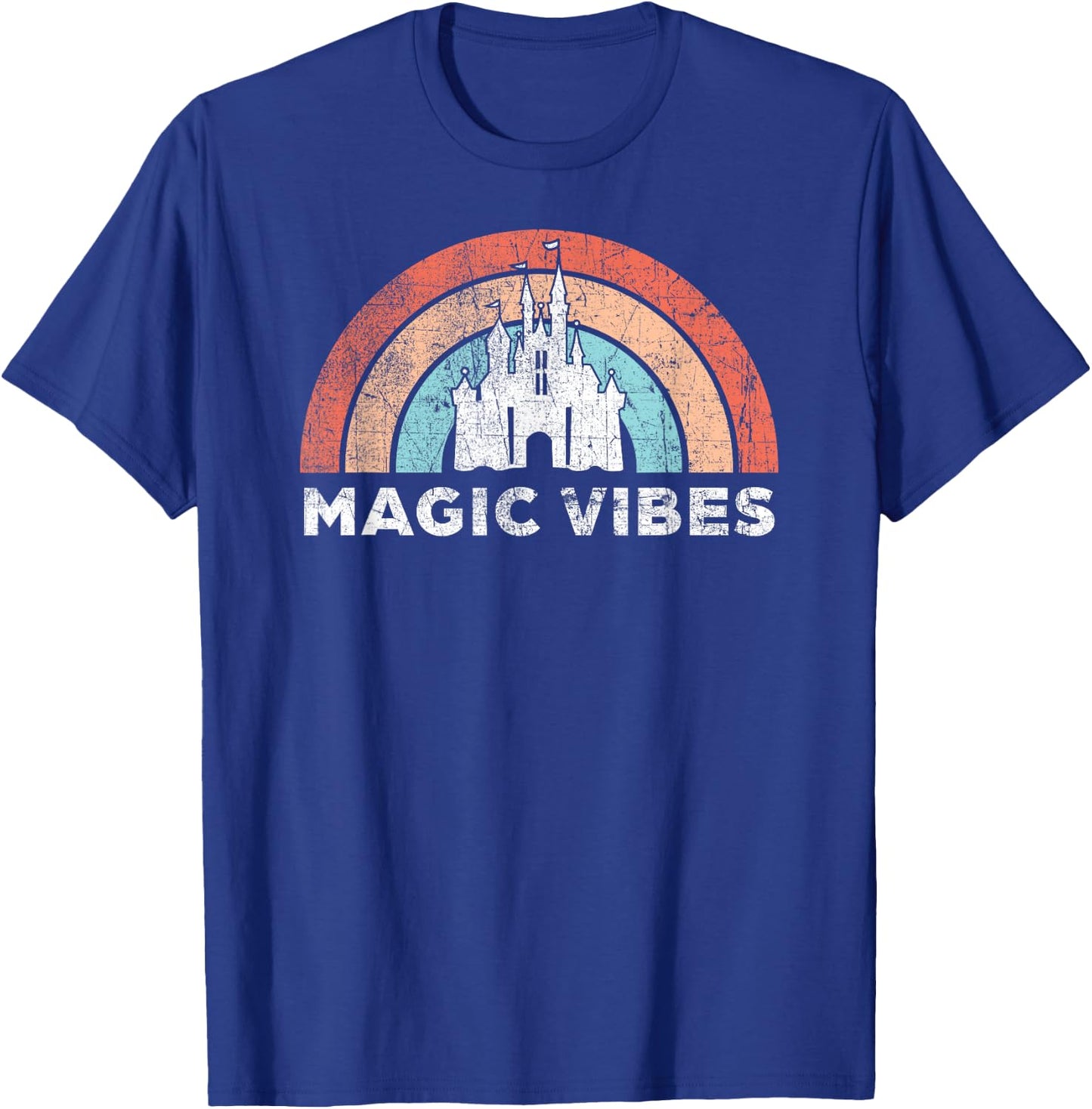 Magic Vibes | Cute Matching Vacation Graphic T-Shirt - T-Shirt | Royal