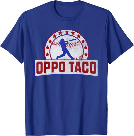 Baseball Oppo Taco Base Ball Home Run T-Shirt - T-Shirt | Royal