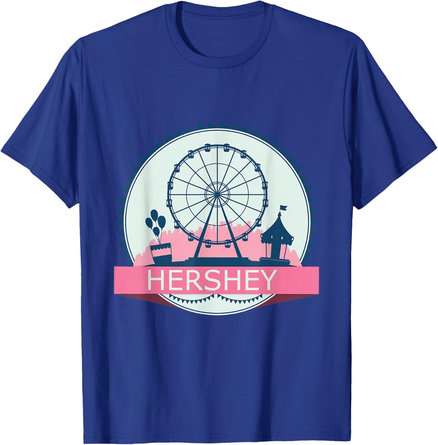 Vintage Hershey PA, Pennsylvania, Park Retro T-Shirt - T-Shirt | Royal
