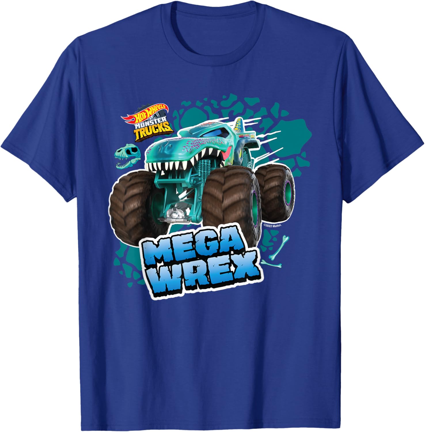 Hot Wheels - Mega Wrex T-Shirt - T-Shirt | Royal